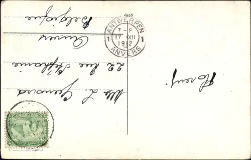 Ak Türkin in traditioneller Tracht, Standportrait