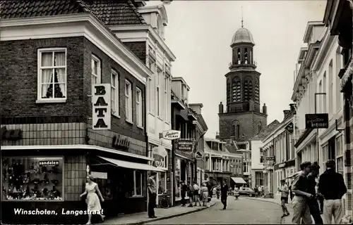 Ak Winschoten Groningen Niederlande, Langestraat