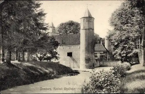 Ak Domburg Veere Zeeland Niederlande, Kasteel Westhove