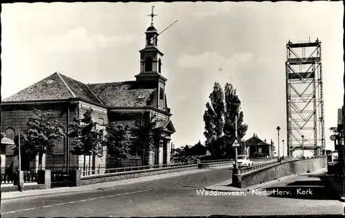 Ak Waddinxveen Südholland, Ned. Herv. Kerk