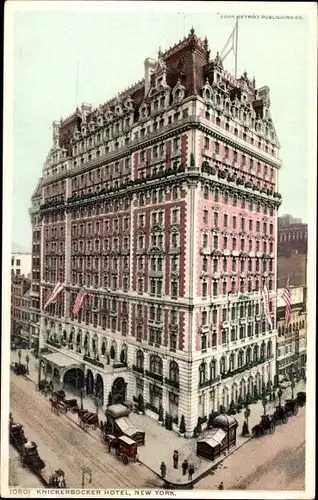 Ak New York City USA, Knickerbocker Hotel