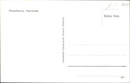Ak Middelharnis Südholland, Voorstraat