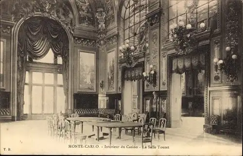 Ak Monte Carlo Monaco, Interieur du Casino, La Salle Touzet