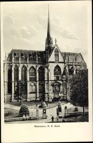 Ak Meerssen Limburg Niederlande, R. K. Kerk