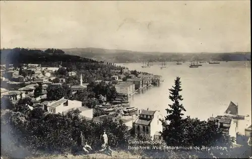 Ak Konstantinopel Istanbul Türkei, Stadtansicht, Blick auf Beylerbey, Gewässer