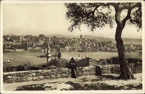 Ak Konstantinopel Istanbul Türkei, Blick auf Galata