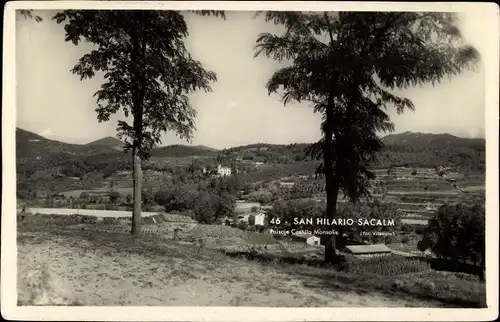 Ak Sant Hilari Sacalm Katalonien Spanien, Panorama, Castilla