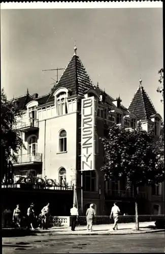 Ak Świnoujście Swinemünde Pommern, Klub Zdrojowy i sanatorium Bursztyn