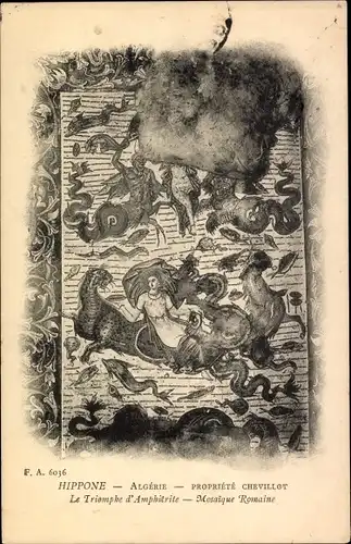 Ak Hippone Annaba Algerien, Le Triomphe d'Amphitrite