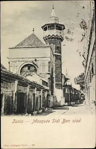 Ak Tunis Tunesien, Mosquée Sidi Ben Ziad, Moschee, Minarett