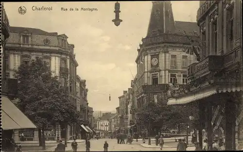 Ak Charleroi Wallonien Hennegau, Rue de la Montagne