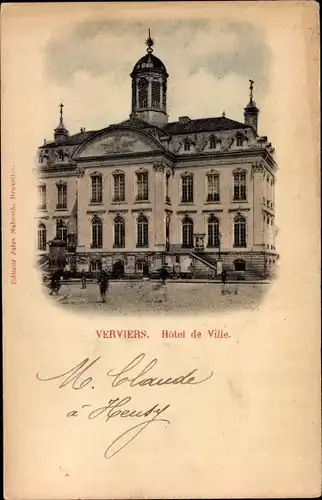 Ak Verviers Wallonien Lüttich, Hôtel de Ville