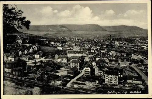 Ak Geislingen an der Steige, Seebach, Blick auf den Ort