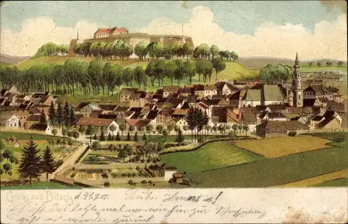 Ak Bitche Bitsch Lothringen Moselle, Gesamtansicht