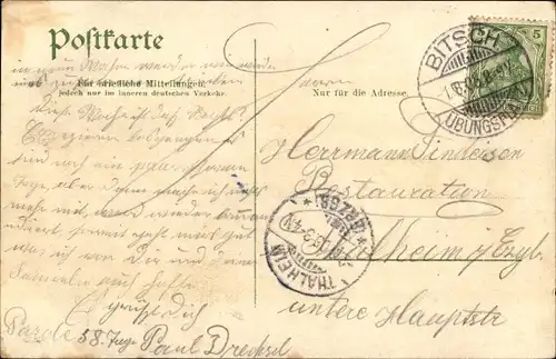 Ak Bitche Bitsch Lothringen Moselle, Gesamtansicht