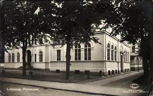 Ak Lidköping Schweden, Flickskolan