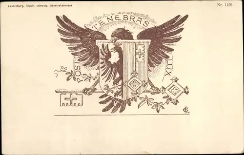 Wappen Ak Kanton Genf, Post tenebras lux