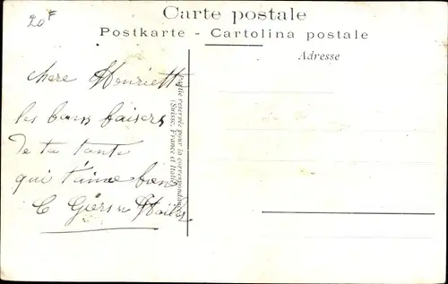 Ak Genève Genf Schweiz, Le Jet d'Eau