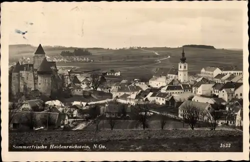 Ak Heidenreichstein Niederösterreich, Gesamtansicht, Kirche, Burg