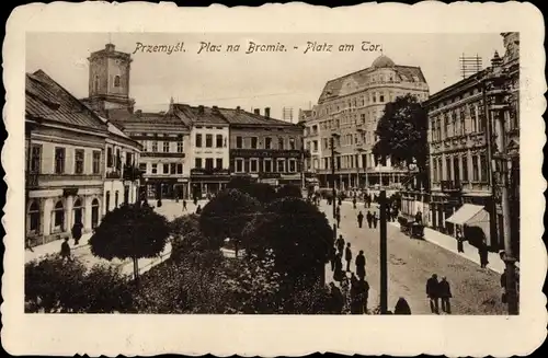 Ak Przemyśl Polen, Platz am Tor