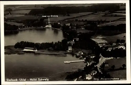 Ak Sielbeck Eutin in Ostholstein, Luftaufnahme
