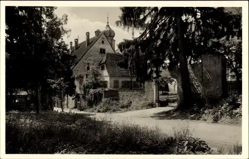 Ak Inzigkofen Kreis Sigmaringen, Blick zum Volkshochschulheim