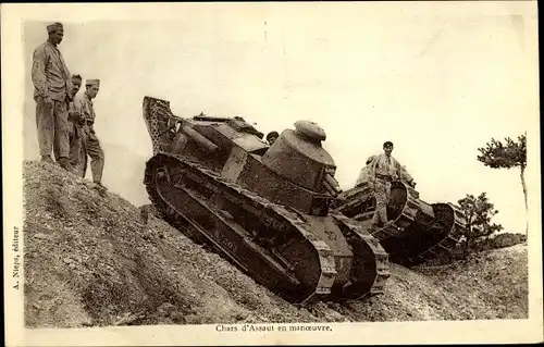 Ak Chars d'Assaut en manoeuvre, Französische Panzer