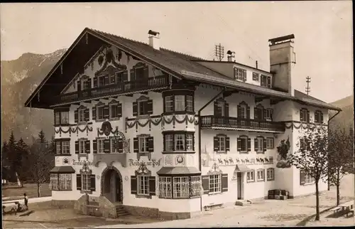 Foto Ak Neuhaus Schliersee in Oberbayern, Gasthof zur Post