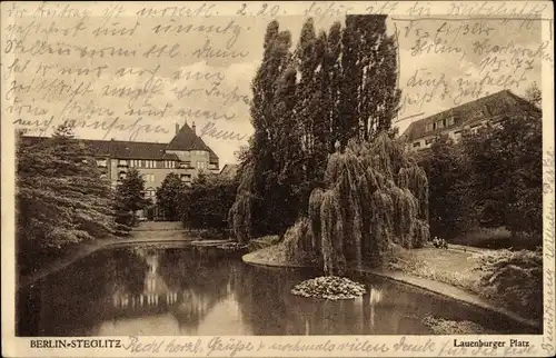 Ak Berlin Steglitz, Lauenburger Platz