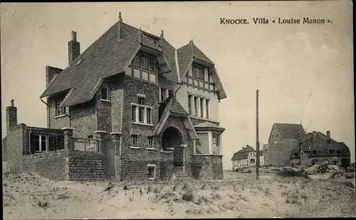 Ak Knokke Knocke Westflandern, Villa Louise Manon