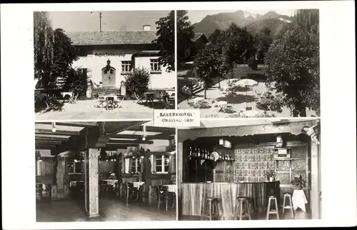 Foto Ak Grassau in Oberbayern, Gasthaus Bauerngirgl, Innenansichten, Radio
