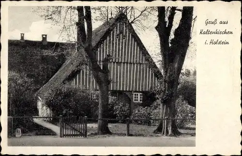 Ak Kaltenkirchen in Holstein, Blick auf ein Bauernhaus
