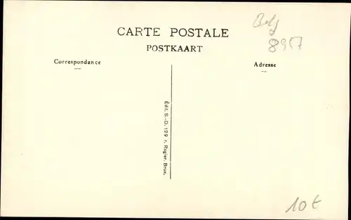 Ak Messines Mesen Westflandern, Rue des Chaudrons