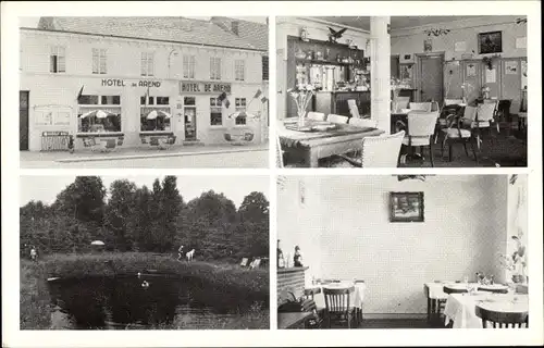 Ak Budel Cranendonck Nordbrabant Niederlande, Hotel Cafe De Arend, Markt 2