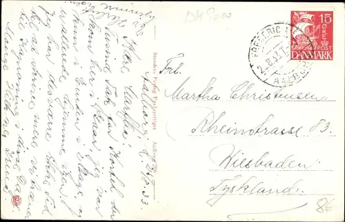 Ak Ålborg Aalborg Dänemark, Vesterbro