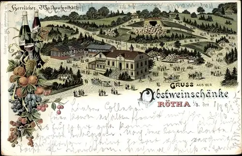 Litho Rötha in Sachsen, Obstweinschänke