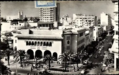 Ak Casablanca Marokko, l'Hotel des Postes
