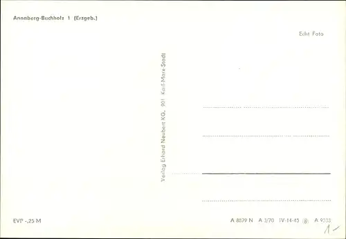 Ak Annaberg Buchholz Erzgebirge, Ortsansicht