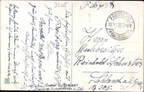 Ak Halsbrücke in Sachsen, Hohe Esse