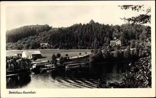 Ak Lauenhain Mittweida in Sachsen, Bootshaus