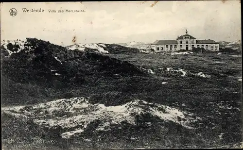Ak Westende Westflandern, Villa des Marcunvins