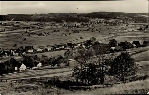 Ak Blumenau Heidersdorf Flöhatal, Panorama, Niederneuschönberg, Kleinneuschönberg