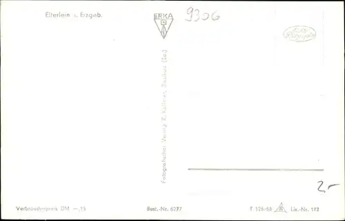 Ak Elterlein im Erzgebirge, Gesamtansicht