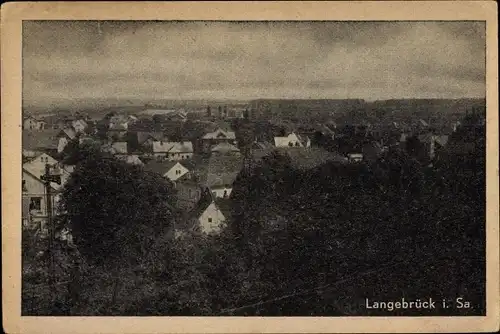 Ak Dresden Langebrück, Ortsansicht