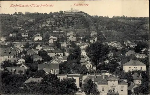 Ak Niederlössnitz Niederlößnitz Kötzschenbroda Radebeul Sachsen, Friedensburg