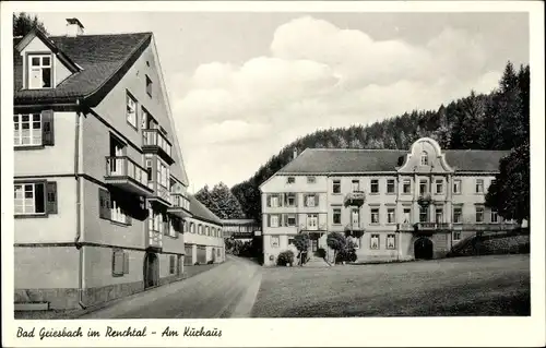 Ak Bad Griesbach im Schwarzwald, Partie am Kurhaus
