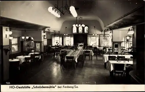 Ak Linda Brand Erbisdorf Sachsen, HO Gaststätte Schrödermühle