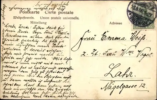 Ak Karlsruhe in Baden, Städt. Krankenhaus