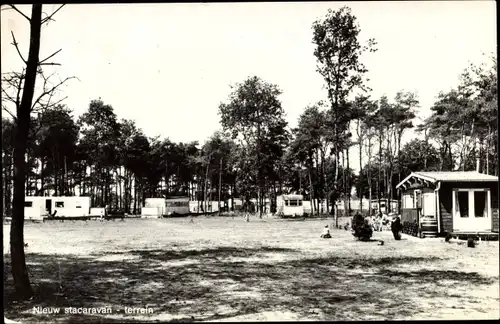 Ak Chaam Nordbrabant Niederlande, Camping De Flaasbloem, Nieuw stacaravan-terrein