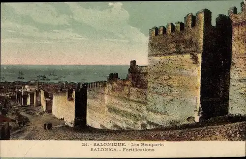 Ak Saloniki Griechenland, Les Remparts